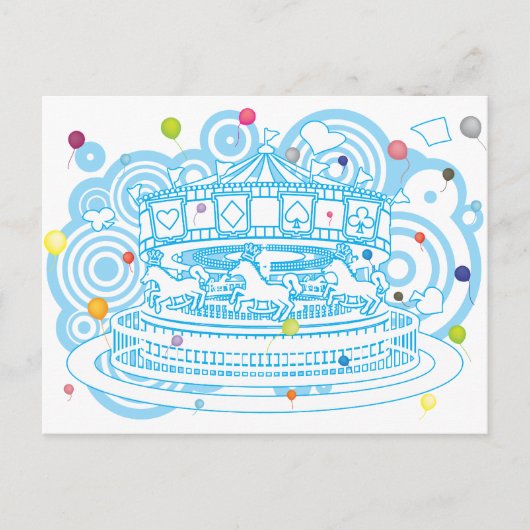Carousel Briefkaart (Voorkant)
