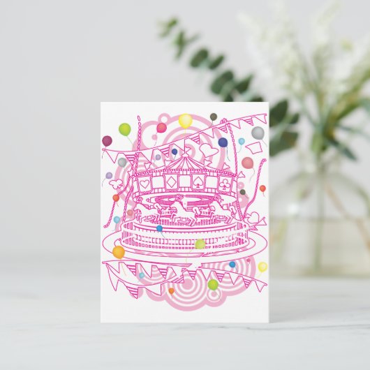 Carousel Briefkaart (Staand voorkant)