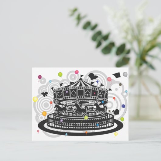 Carousel Briefkaart (Staand voorkant)