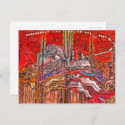 CAROUSEL BRIEFKAART (Voorkant / Achterkant)