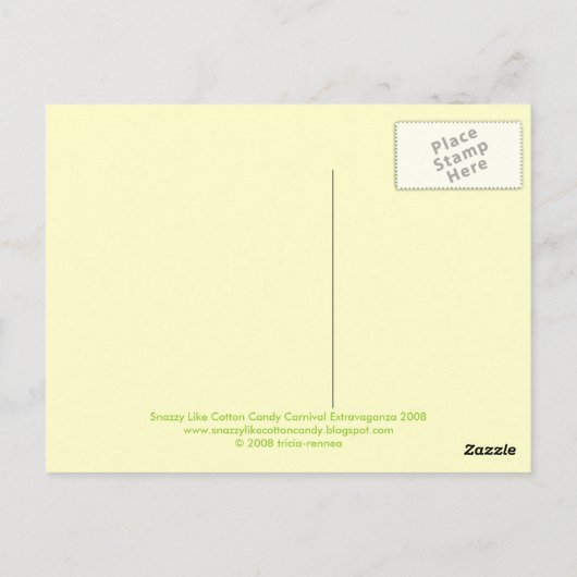 Carousel Briefkaart (Achterkant)