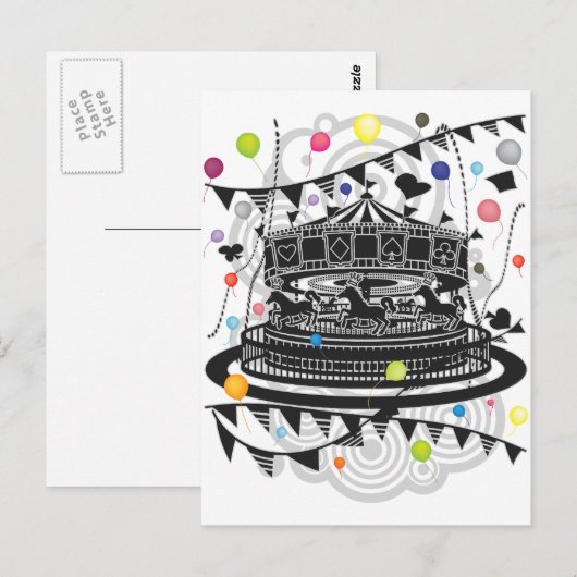 Carousel Briefkaart (Voorkant / Achterkant)