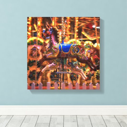 Carousel Canvas Afdruk (Insitu (Houten vloer))