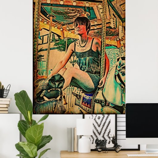Carousel Decor Poster (Thuiskantoor)