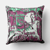Carousel Decorative Pillow Kussen (Achterkant)