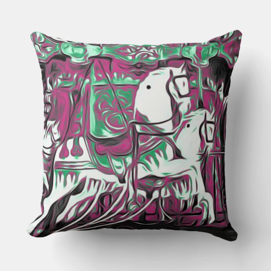 Carousel Decorative Pillow Kussen (Voorkant)