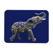 Carousel Dier Olifant Foto Magneet (Horizontaal)