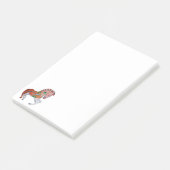 Carousel Dier Quagga Zebra Foto Notities Post-it® Notes (Schuin)