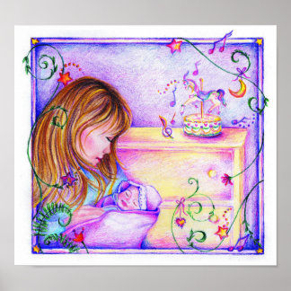 Carousel Dreams 19" X 13" Waarde Poster Papier
