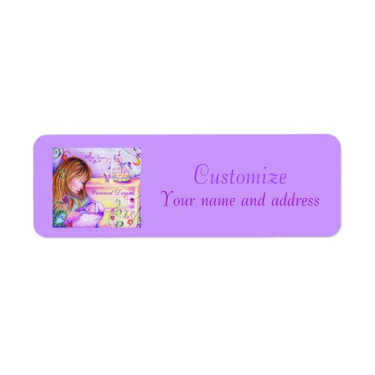 Carousel Dreams  Adresetiketten Etiket (Voorkant)