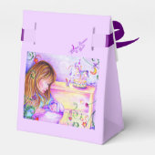Carousel Dreams Baby Favor Box Bedankdoosjes (Achterkant)