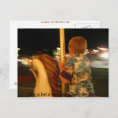 Carousel Dreams Briefkaart (Voorkant / Achterkant)