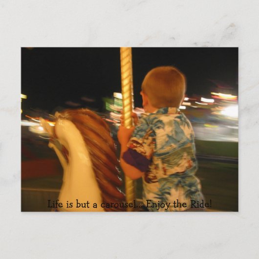 Carousel Dreams Briefkaart (Voorkant)