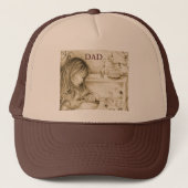 Carousel Dreams "DAD" Trucker Hat Trucker Pet (Voorkant)