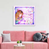 Carousel Dreams Stretched Canvas Print (Insitu (Woonkamer))