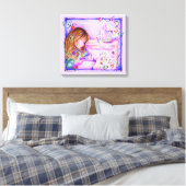 Carousel Dreams Stretched Canvas Print (Insitu (Slaapkamer))