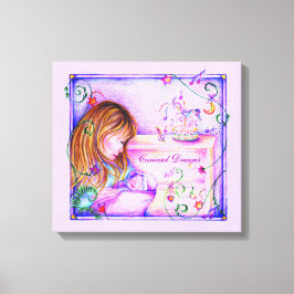 Carousel Dreams Stretched Canvas Print