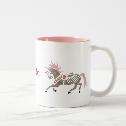 Carousel Dreams Tweekleurige Koffiemok (Rechts)