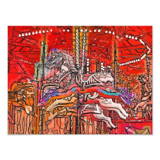 CAROUSEL FOTO AFDRUK (Voorkant)