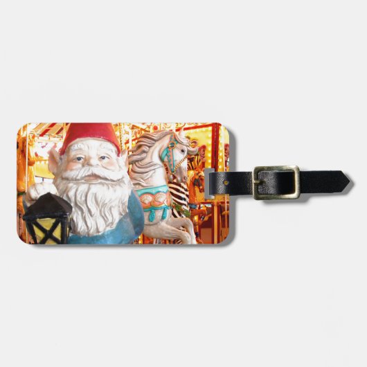 Carousel Gnome Bagagelabel (Voorkant horizontaal)