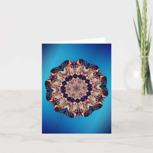 Carousel Horse Abstract Art Note Kaart (Voorkant)