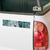 Carousel Horse Aquamarine Bumpersticker (Op Truck)