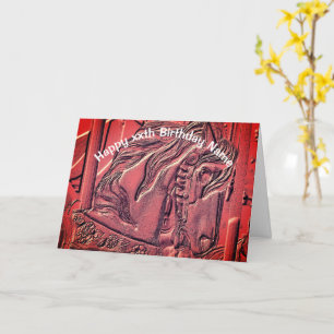 Carousel Horse Art Birthday Kaart