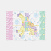 Carousel Horse Baby Blanket Fleece Deken (Voorkant (Horizontaal))
