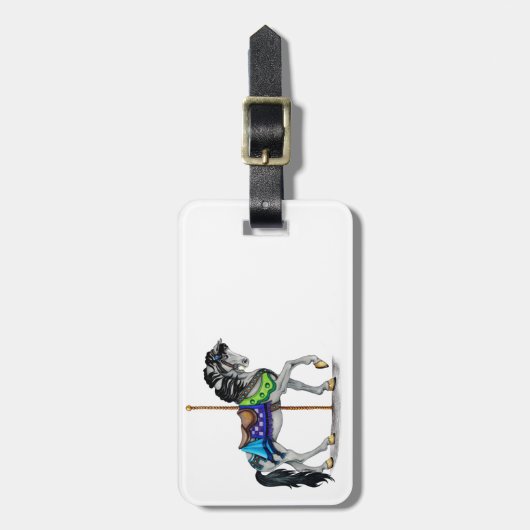 Carousel Horse Bagagelabel (Voorkant verticaal)