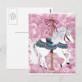 Carousel Horse Briefkaart (Voorkant / Achterkant)