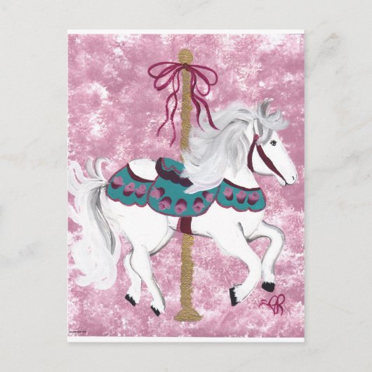 Carousel Horse Briefkaart (Voorkant)