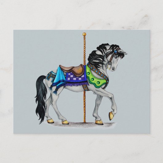 Carousel Horse Briefkaart (Voorkant)