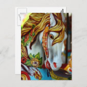 Carousel Horse Briefkaart (Voorkant / Achterkant)