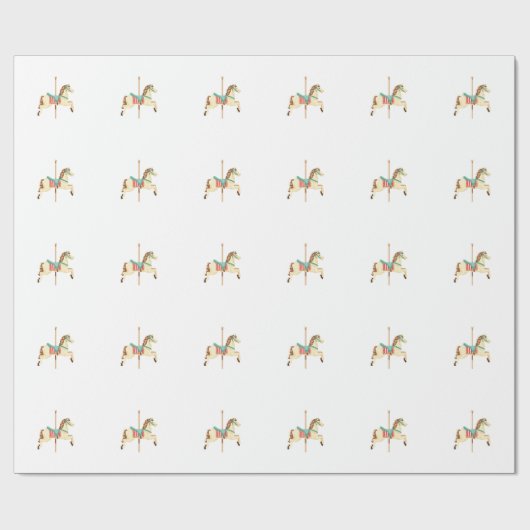 Carousel Horse Cadeaupapier (Vlak)