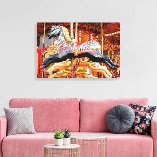 CAROUSEL HORSE CANVAS AFDRUK (Insitu (Woonkamer))