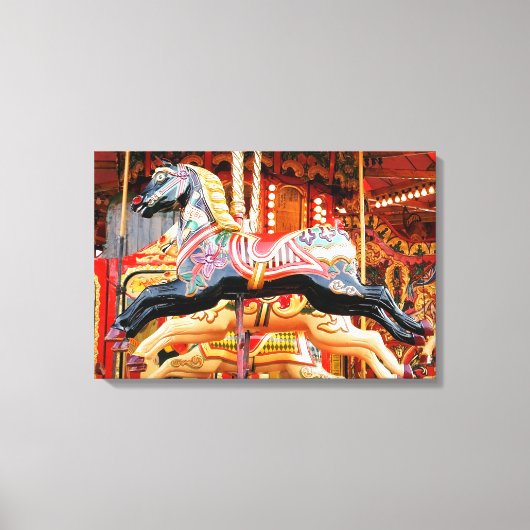 CAROUSEL HORSE CANVAS AFDRUK (Voorkant)