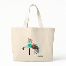 "CAROUSEL HORSE CANVAS TAS MET LINKS"