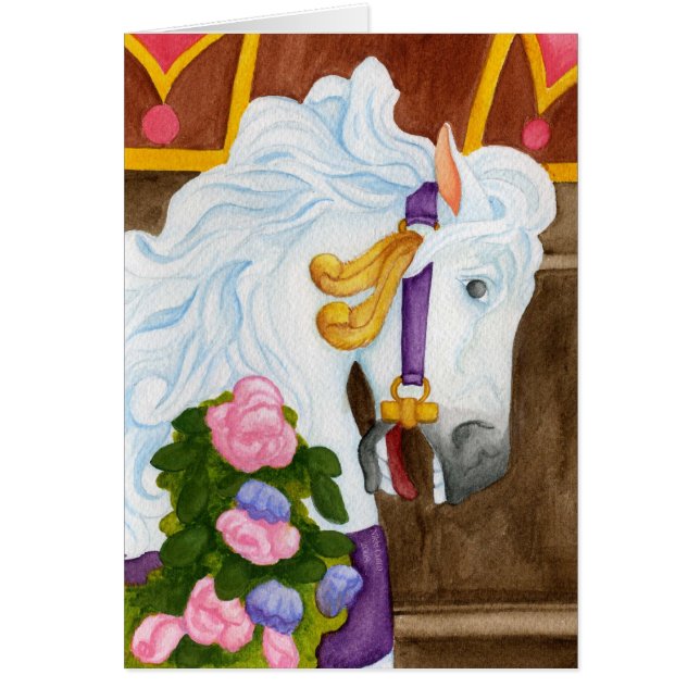 Carousel Horse Card (Voorkant)