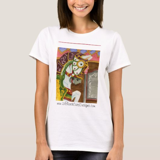 Carousel Horse -.com T-Shirt (Voorkant)