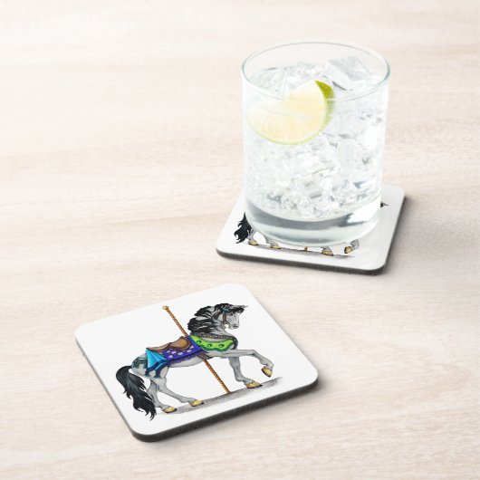 Carousel Horse Drankjes Onderzetter (Rechterzijde)