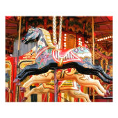 CAROUSEL HORSE FOTO AFDRUK (Voorkant)
