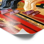 CAROUSEL HORSE FOTO AFDRUK (Hoek)