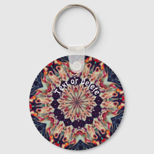 Carousel Horse Kaleidoscoop gepersonaliseerd Sleutelhanger