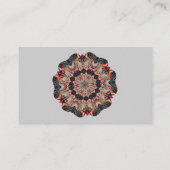 Carousel Horse Kaleidoscope Visitekaartje (Achterkant)