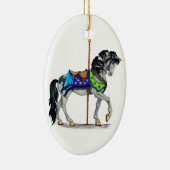 Carousel Horse Keramisch Ornament (Rechts)