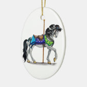 Carousel Horse Keramisch Ornament (Links)