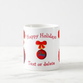 Carousel Horse Kerstfeestdag - Aangepast Koffiemok (Center)