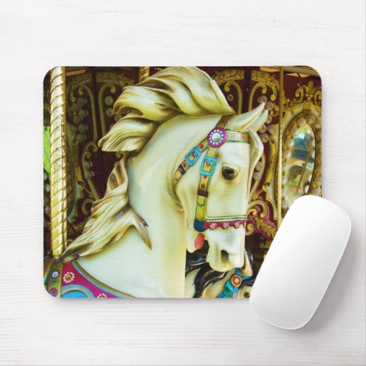 CAROUSEL HORSE ~ Mousepad Muismat (Met muis)
