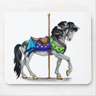 Carousel Horse Muismat