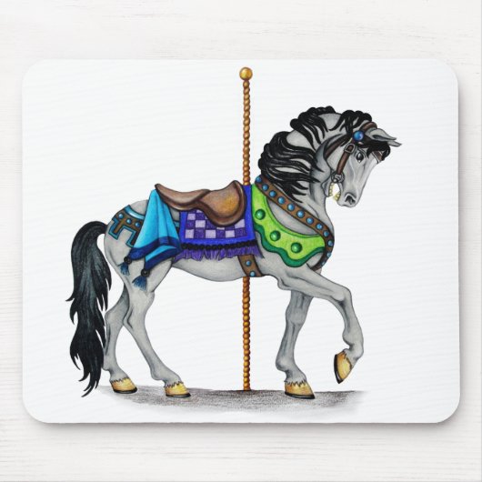 Carousel Horse Muismat (Voorkant)